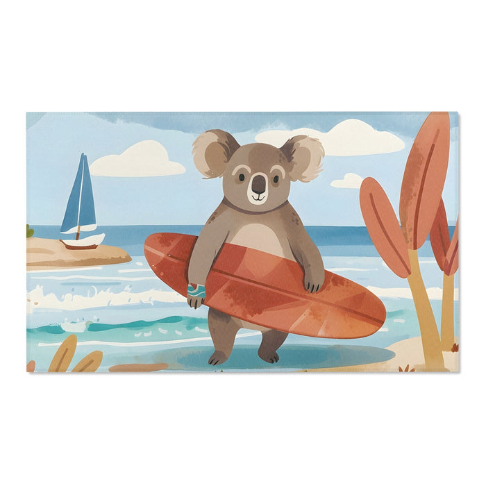 TeepeeJoy Koala Area Rug for Kids and Nursery Rooms - Koala Kahuna