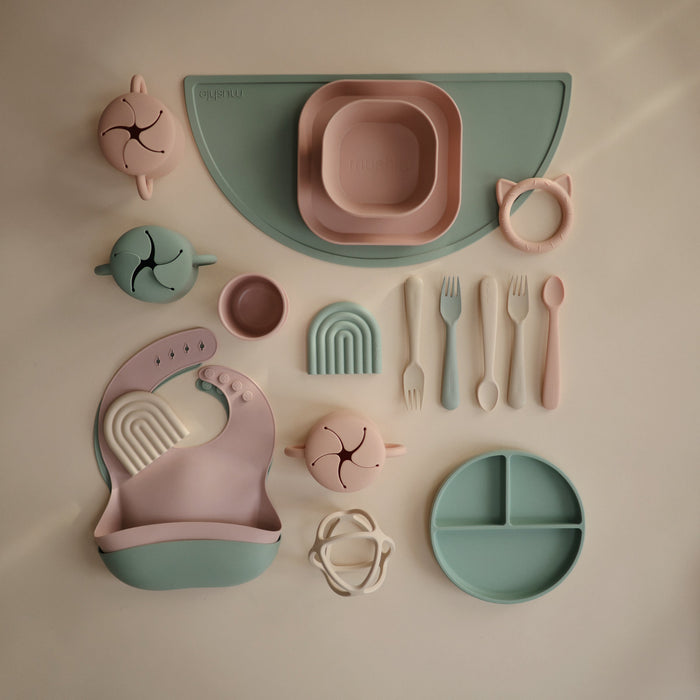 Mushie Dinnerware Fork and Spoon Set