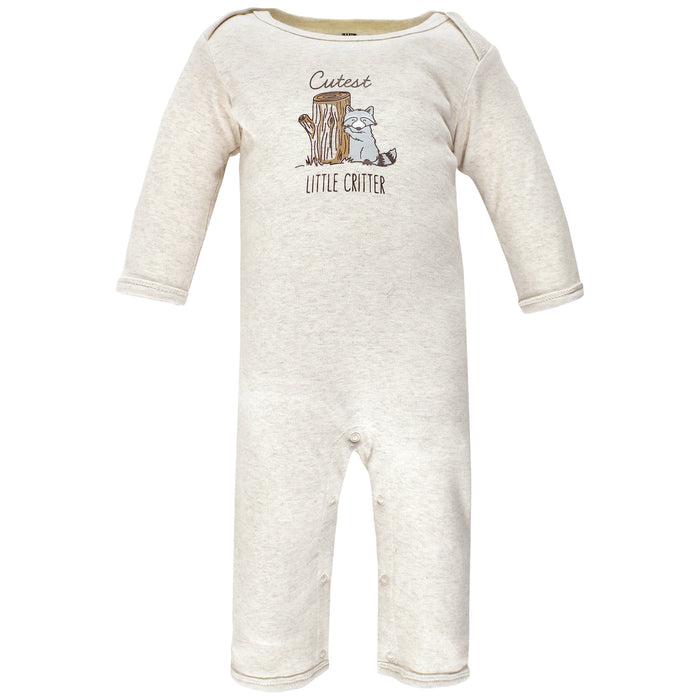 Hudson Baby Infant Boy Cotton Coveralls, Forest Deer