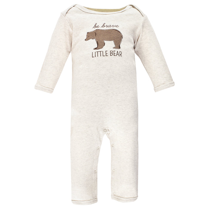 Hudson Baby Infant Boy Cotton Coveralls, Forest Fox