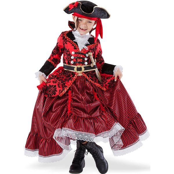 Teetot Red Pirate Princess Costume