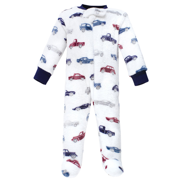 Hudson Baby Infant Boy Plush Sleep and Play, Cars