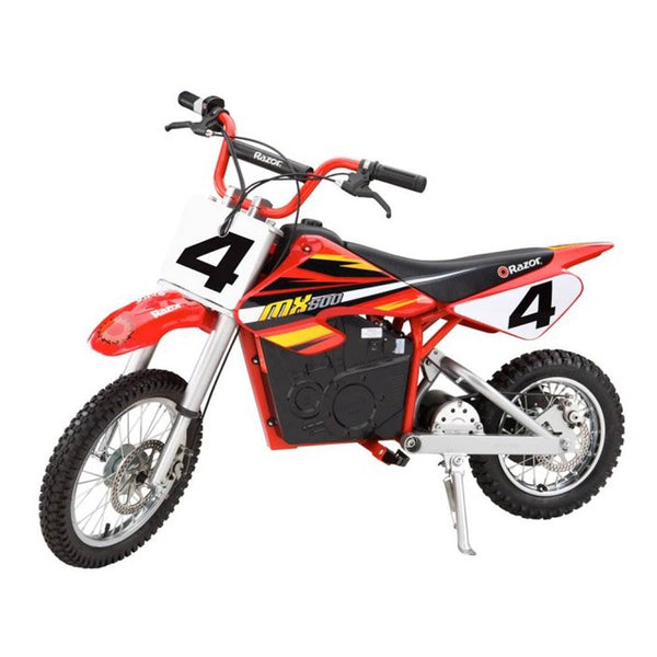 Razor MX650 Electric Dirt Rocket Bike + Razor MX500 Dirt Rocket Electric Bike