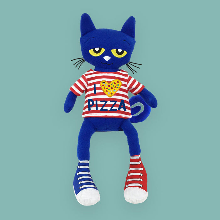 MerryMakers Pete the Cat Pizza Party Plush Doll & Book