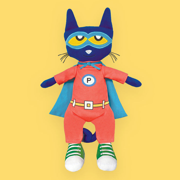 MerryMakers Pete the Cat: Super Pete Plush Doll & Book