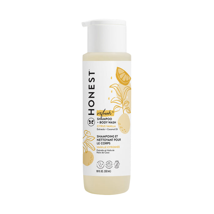 The Honest Company Shampoo & Wash 18Oz Citrus Vanilla