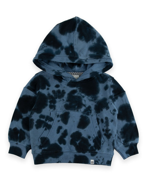 Sovereign Code Tye Dye Fleece Hoodie - Navy