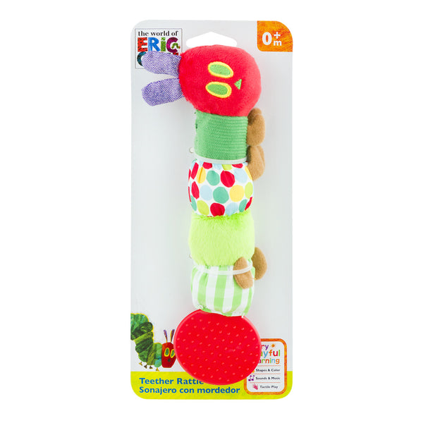 Kids Preferred The World of  Eric Carle - The Very Hungry Catapillar Teether Rattle