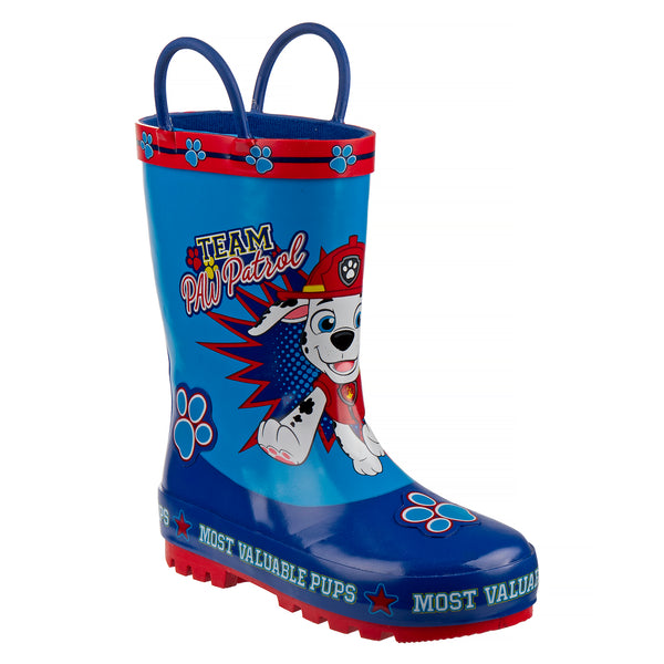 Nickelodeon Paw Patrol Boys PullOn Hoops Rain boots