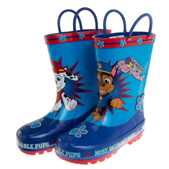 Nickelodeon Paw Patrol Boys PullOn Hoops Rain boots