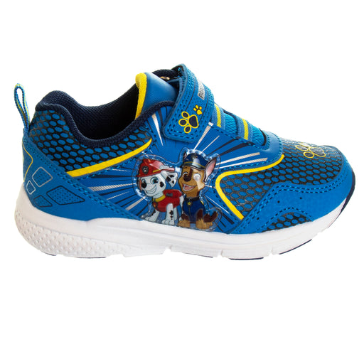 Nickelodeon Paw Patrol Boys Sneakers with Two Red Lights Blue/Yellow