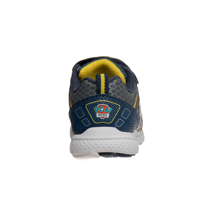 Nickelodeon Paw Patrol Boys Sneakers with Two Red Lights Navy/Grey