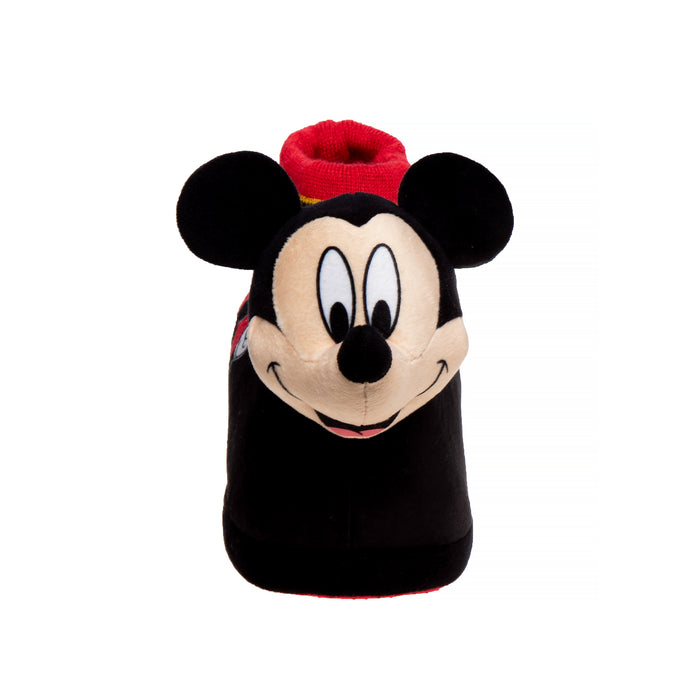 Disney Mickey Mouse Boys Slippers Black/Red
