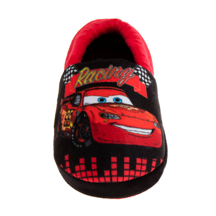 Disney Pixar Dual Sizes Toddler Cars Slippers Red/Black
