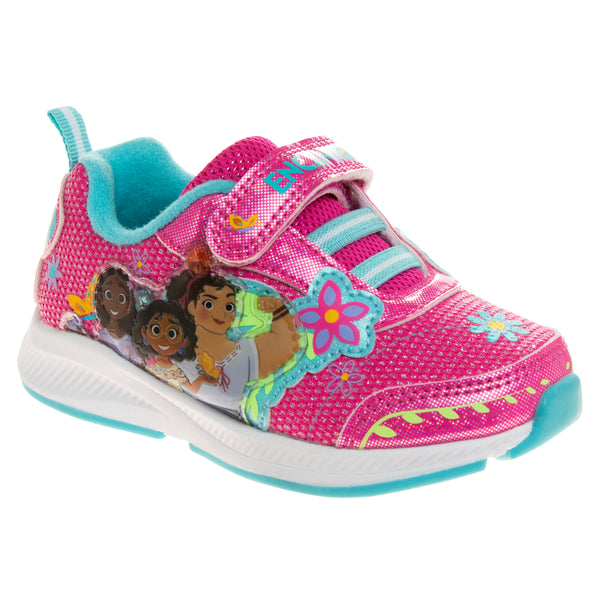 Disney Encanto Toddler Girls' Light Up Sneakers Pink/Blue