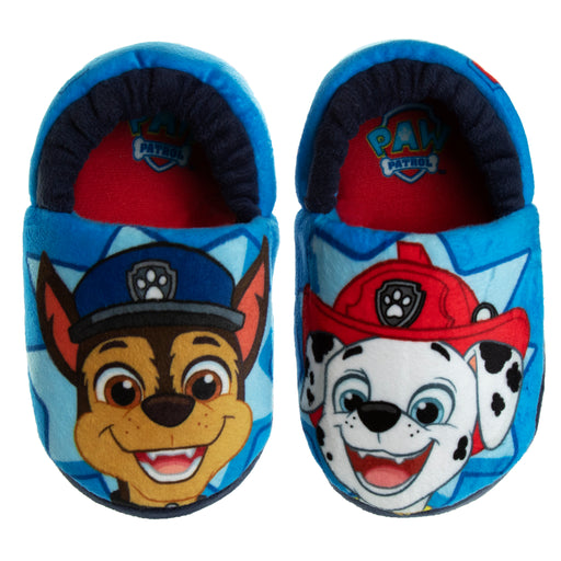 Nickelodeon Paw Patrol Marshall and Chase Toddler Boys' Slippers