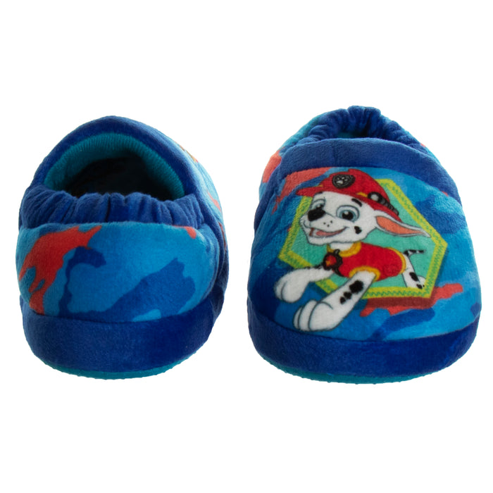 Nickelodeon Paw Patrol Marshall and Chase to the Rescue Toddler Boys' Slippers