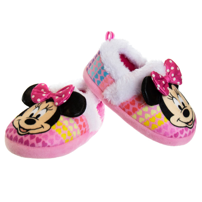 Disney Minnie Mouse "Colors of Love" Toddler Girls' Slippers