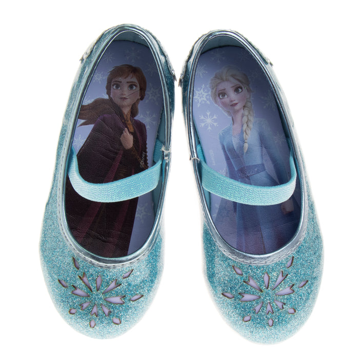 Disney Frozen Toddler Girls' Flat Shoes Blue