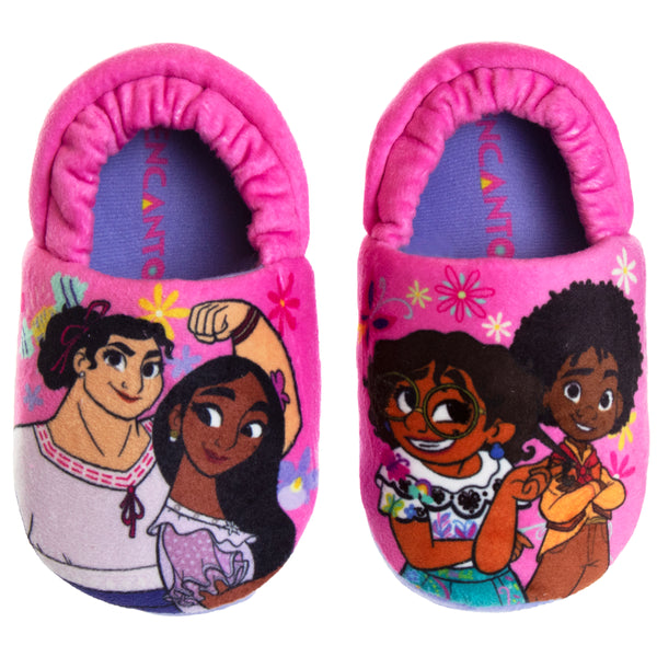 Disney Encanto Madrigal Family Toddler Girls' Dual Sizes Slippers Pink/Purple