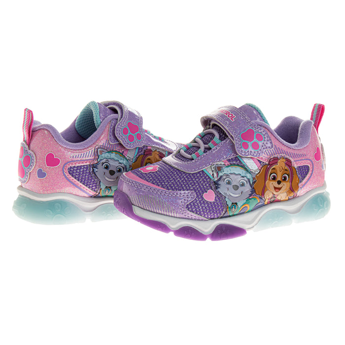 Nickelodeon Paw Patrol Girls' Light Up Sneakers (Toddler/Little Kids) Purple/Pink