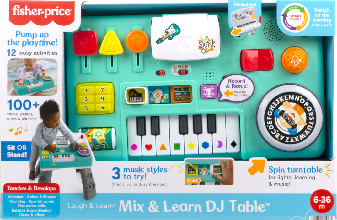 Fisher Price Laugh & Learn Mix & Learn DJ Table