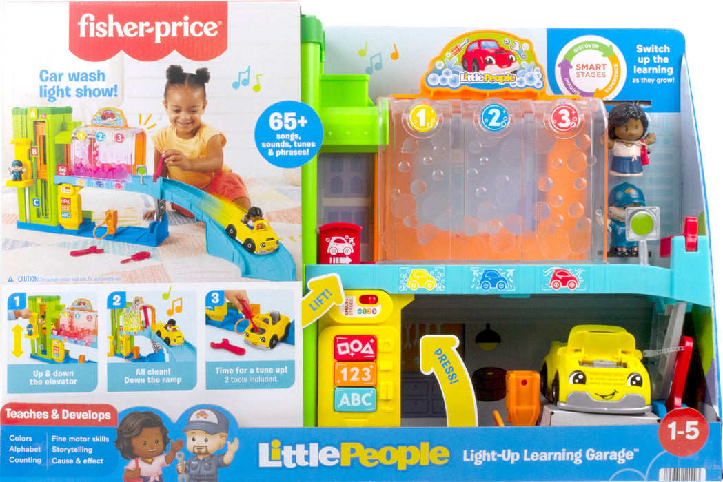 Fisher-Price® Little People® Light-Up Learning Garage™ playset
