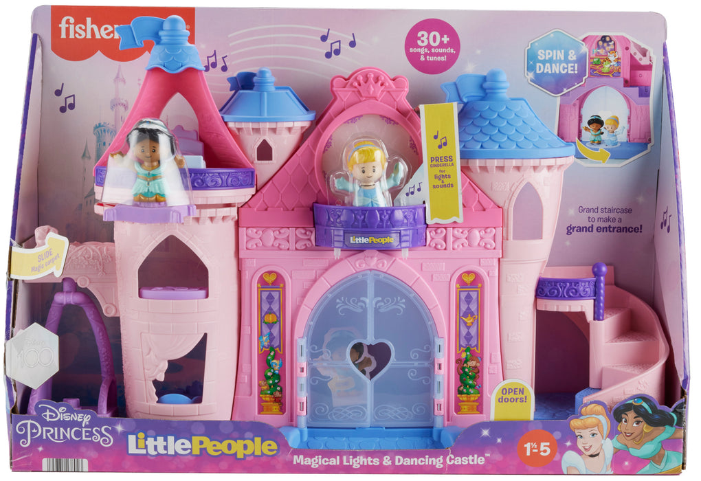 Fishers Price Disney Princess Little People Magical Lights & Dancing Castle Playset