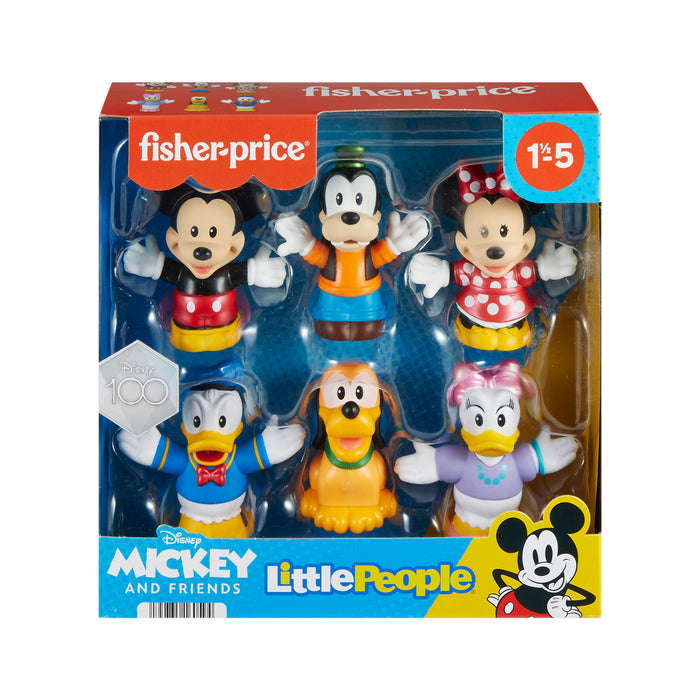 Fisher Price Little People Toddler Toys Disney 100 Mickey & Friends Figure Pack
