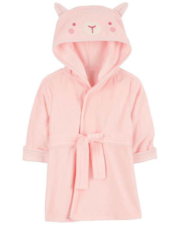 Carter's Robe Pink Sheep Hood