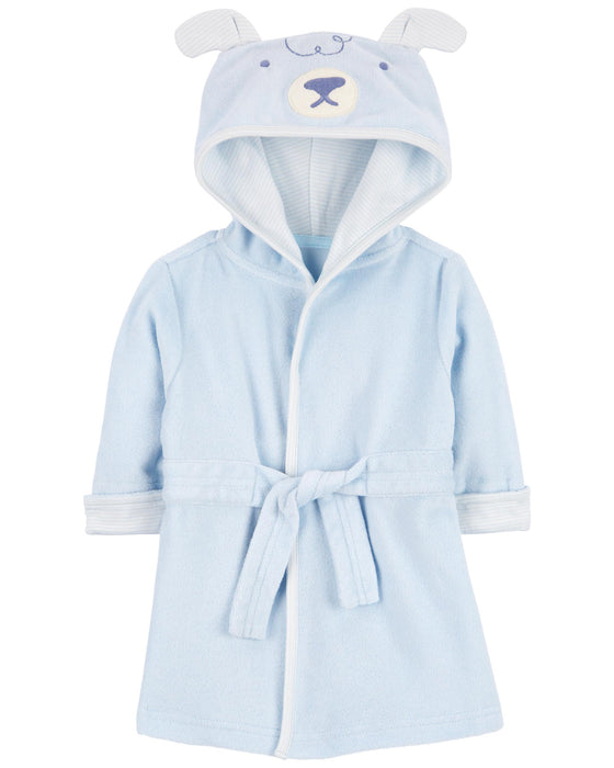 Carter's Robe Blue Dog Hood