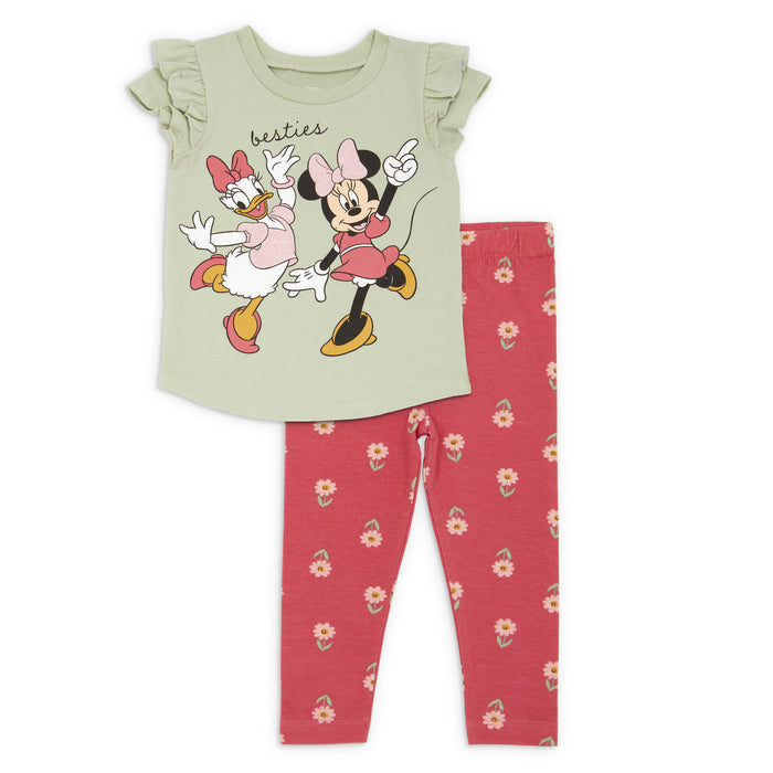 Disney Minnie Mouse and Daisy 2 Piece Besties Legging Set