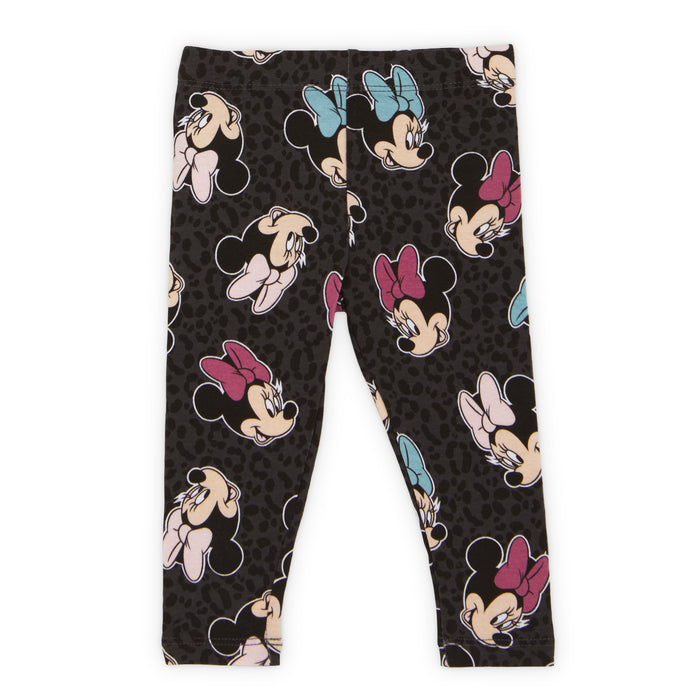 Bentex Minnie Mouse 2 Piece Fleece Top And Legging Set