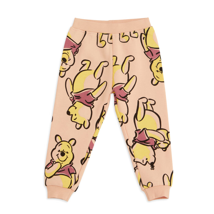 Disney Winnie The Pooh 2 Piece Fleece Ruffle Top And Pant Set