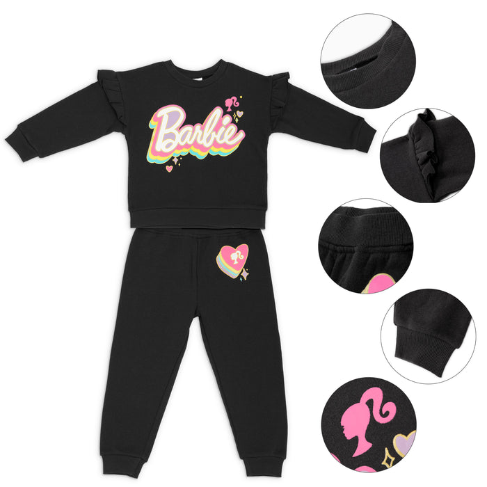 Bentex Barbie 2 Piece Ls Top And P/O Pant