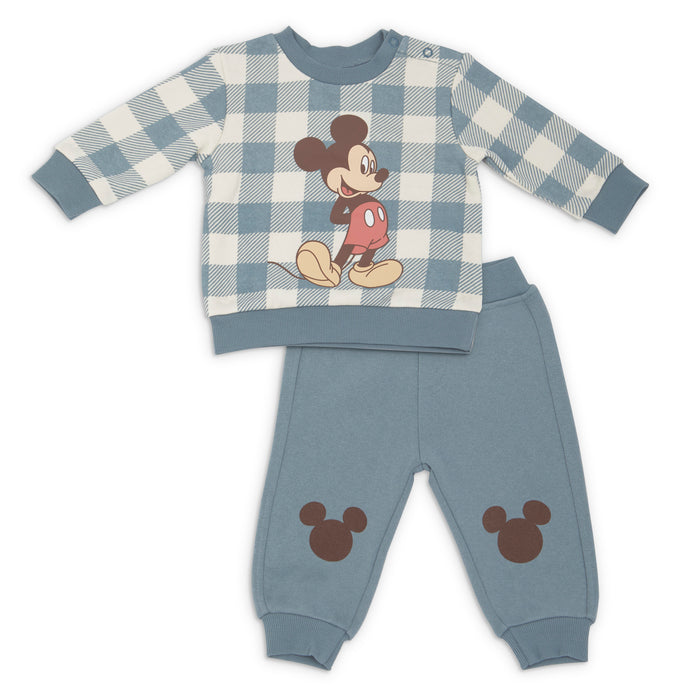 Bentex Mickey Mouse 2Piece Buff Check Top With Po Pant