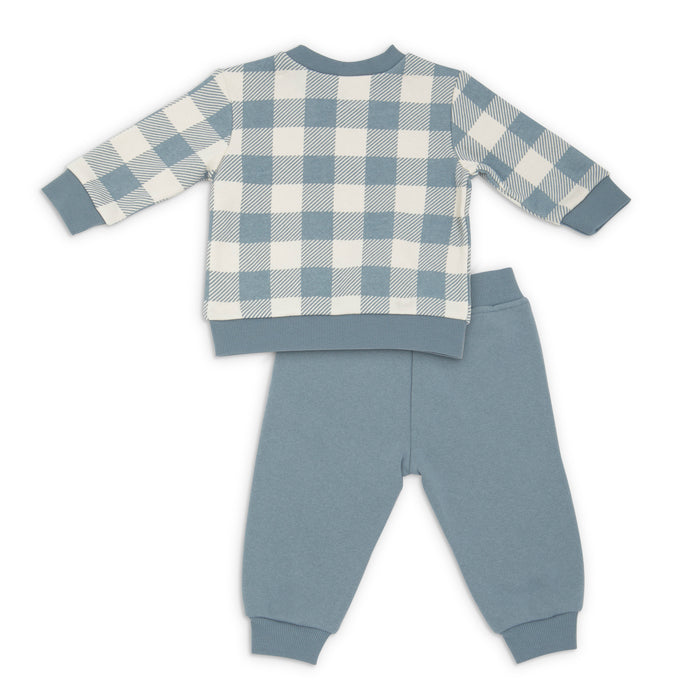 Bentex Mickey Mouse 2Piece Buff Check Top With Po Pant