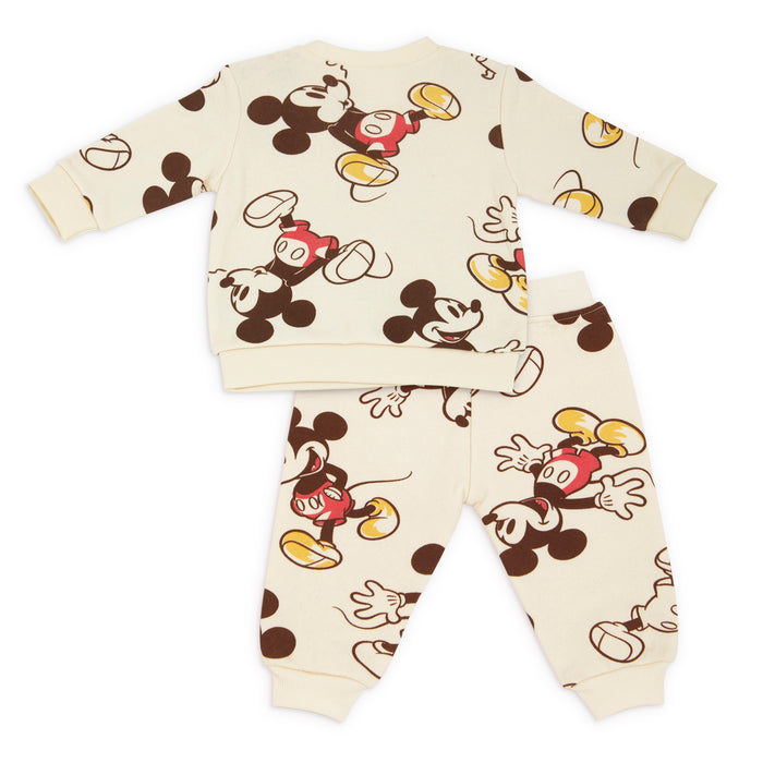 Bentex Mickey Mouse 2 Piece L/S Logo Top And Pant