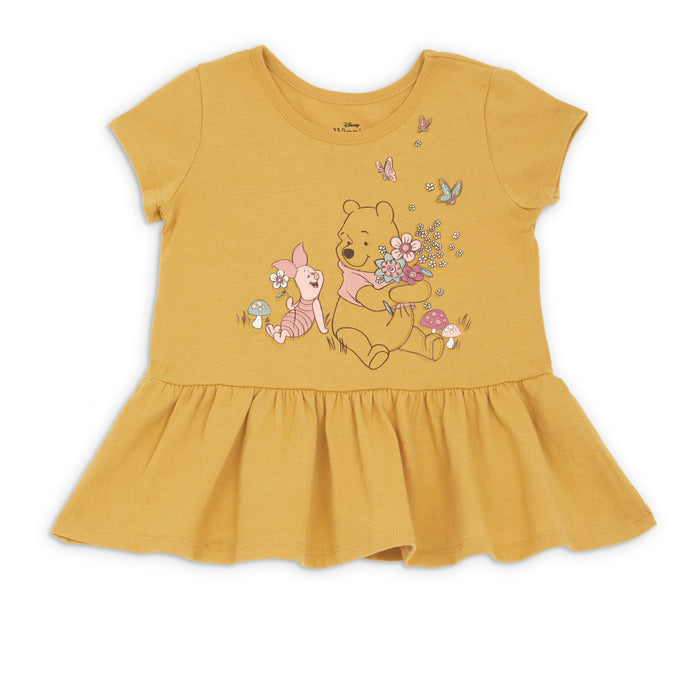 Bentex Winnie The Pooh 2Piece Ss Ruffle Top And Legging