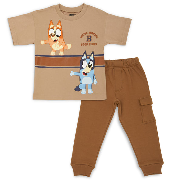 Bluey 2 Piece Short Sleeve Top and Pant Set