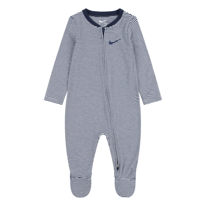 Nike Striped Footed Coverall in Midnight Navy