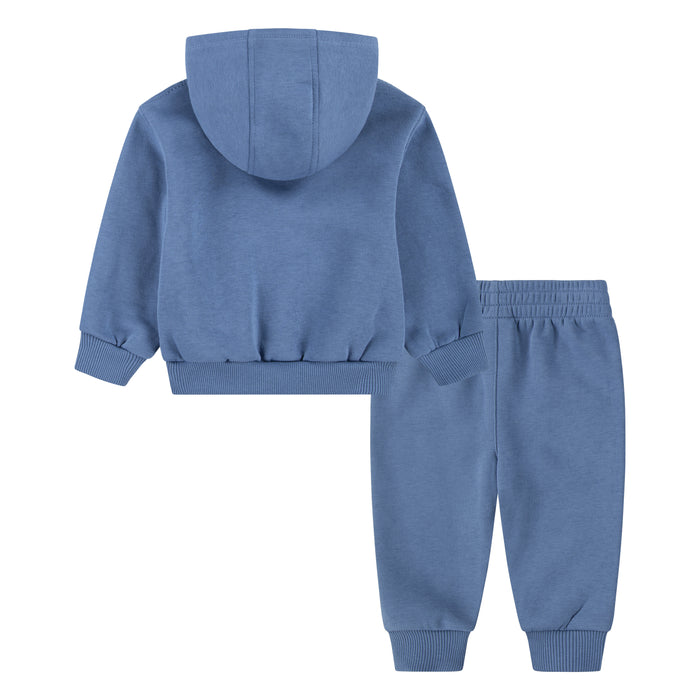 Nike Boy 2 Piece Fleece Logo Set in Aegean Storm