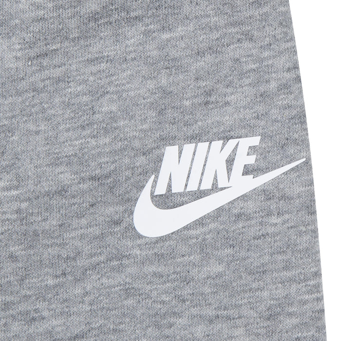 Nike Boy 2 Piece Fleece Logo Set in Dark Grey Heather