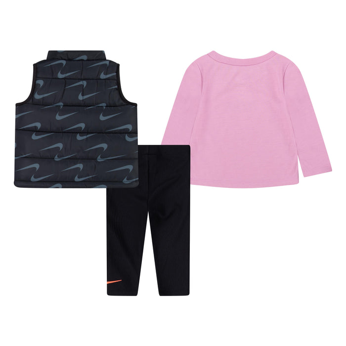 Nike Baby Girl 2 Piece Pink Vest and Pant Set