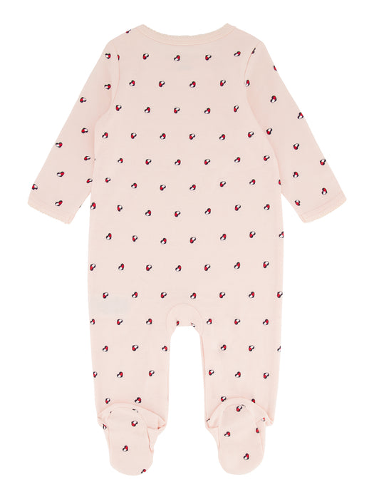 Tommy Hilfiger Pink Hearts Footed Coverall