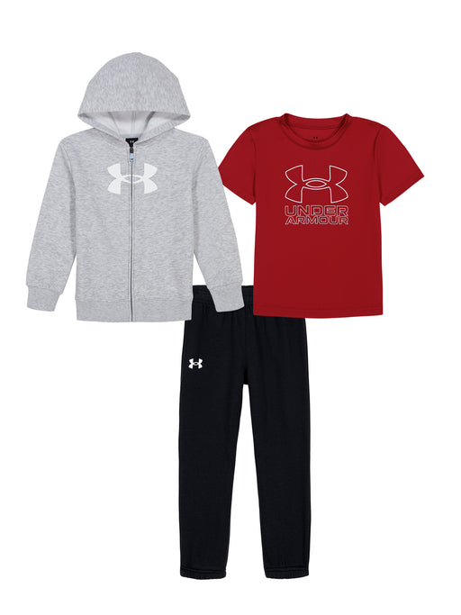 Under Armour Rival 3 Piece Zip Hoodie Set