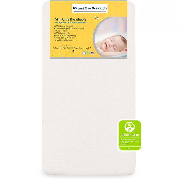 Nature Bee Organic's 2-Stage Mini Crib Mattress