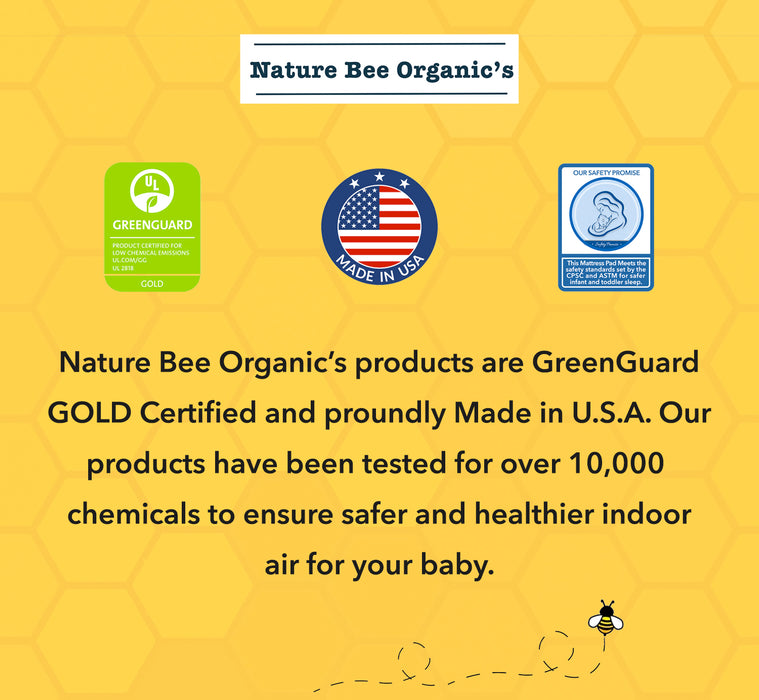 Nature Bee Organic's Deluxe Breathable Crib & Toddler Mattress