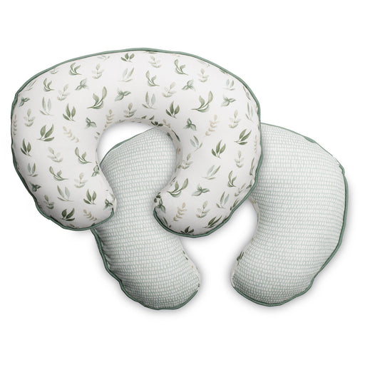 Boppy Organic Original Support Nursing Pillow Cover in Green Leaves