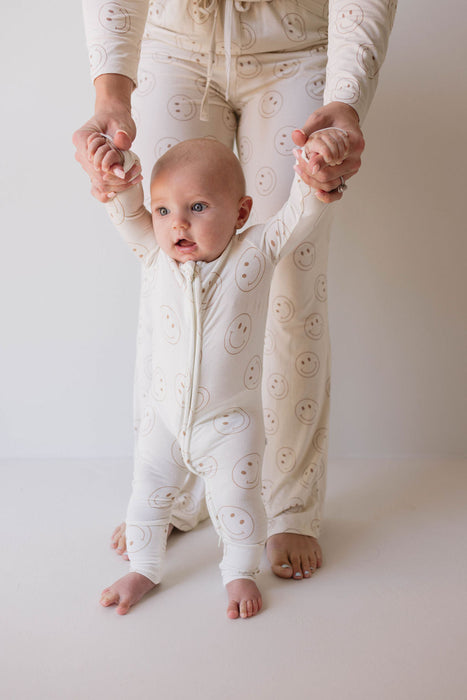 forever french baby Bamboo Zip Pajamas  | Just Smile